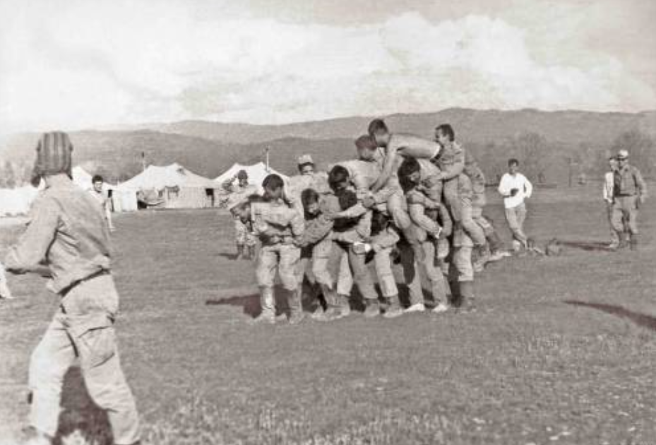 Спортивная "разминка" бойцов Керкинской ДШМГ