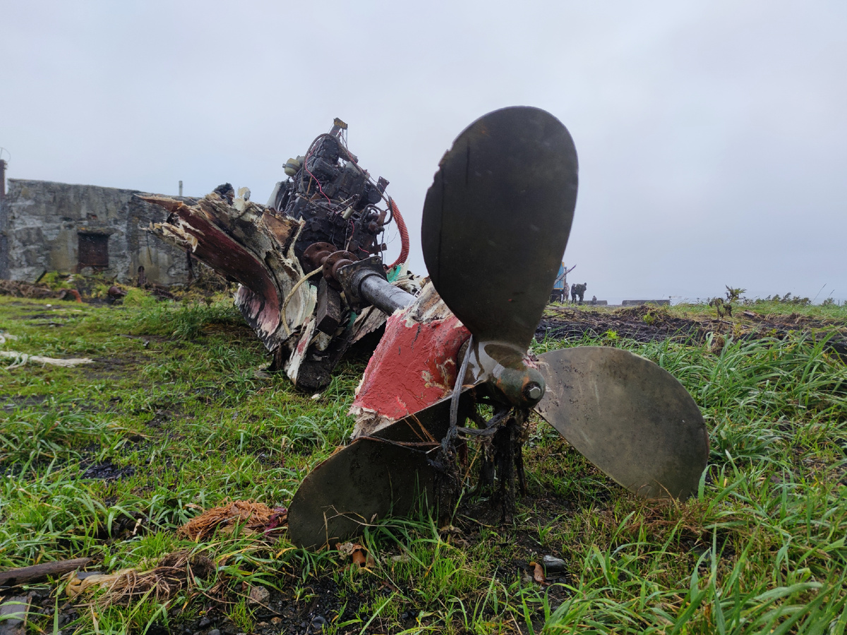 Остатки судна