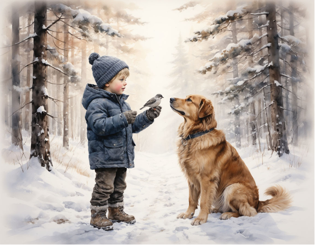 Лесная тишина. До Нового года осталось 2 дня