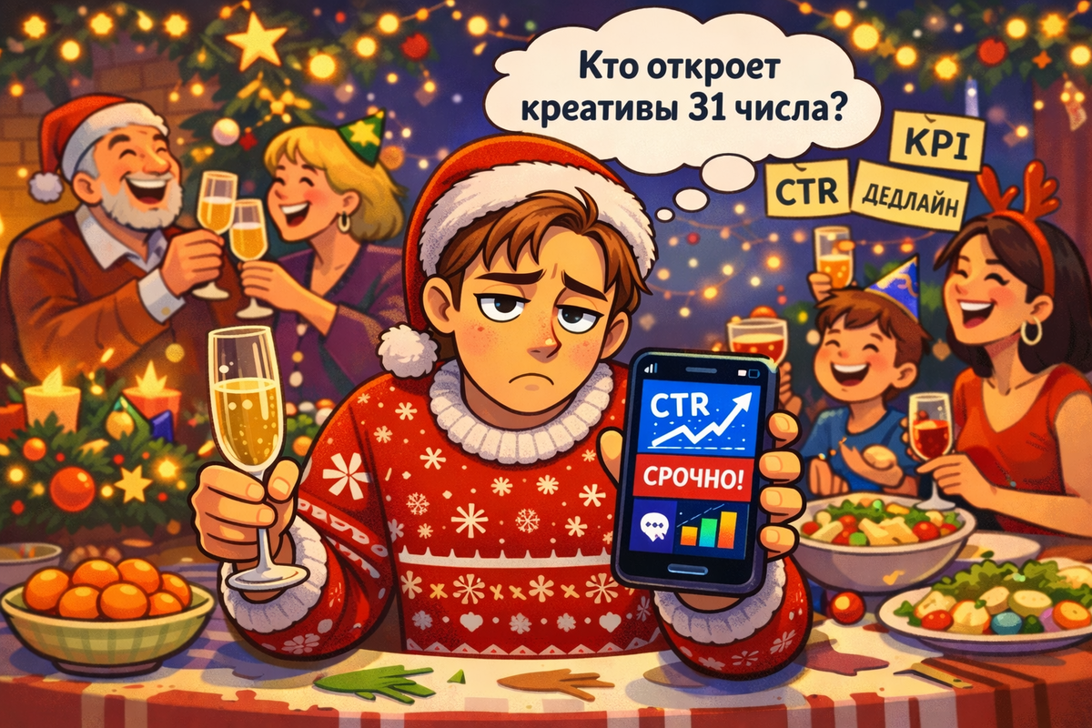  Чего маркетологу категорически НЕ стоит делать 31 декабря дома с гостями и семьёй