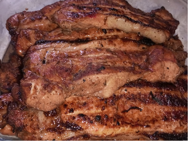 Соевый маринад для свинины на кости или филе свинины.