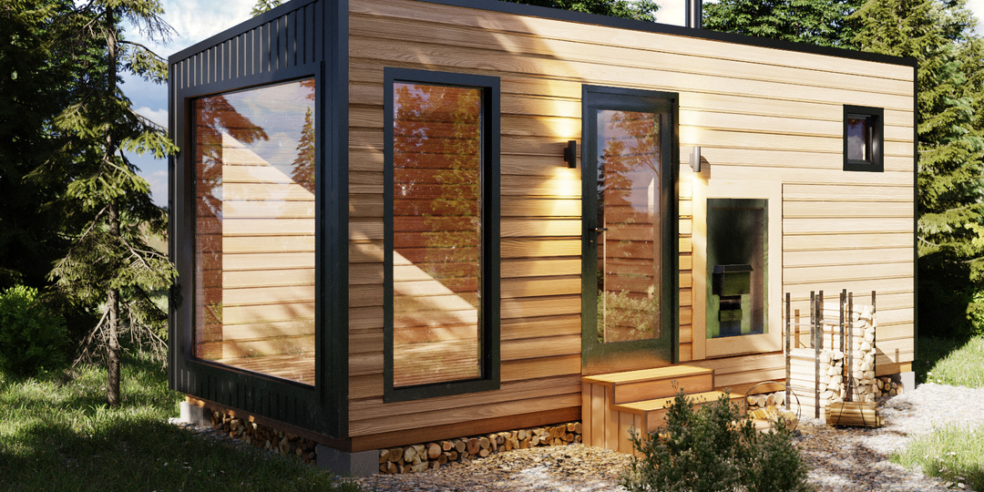 Дом-баня или сауна из модулей