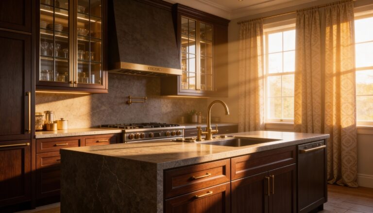    Выбор цвета фартука и столешницы на кухне Александр