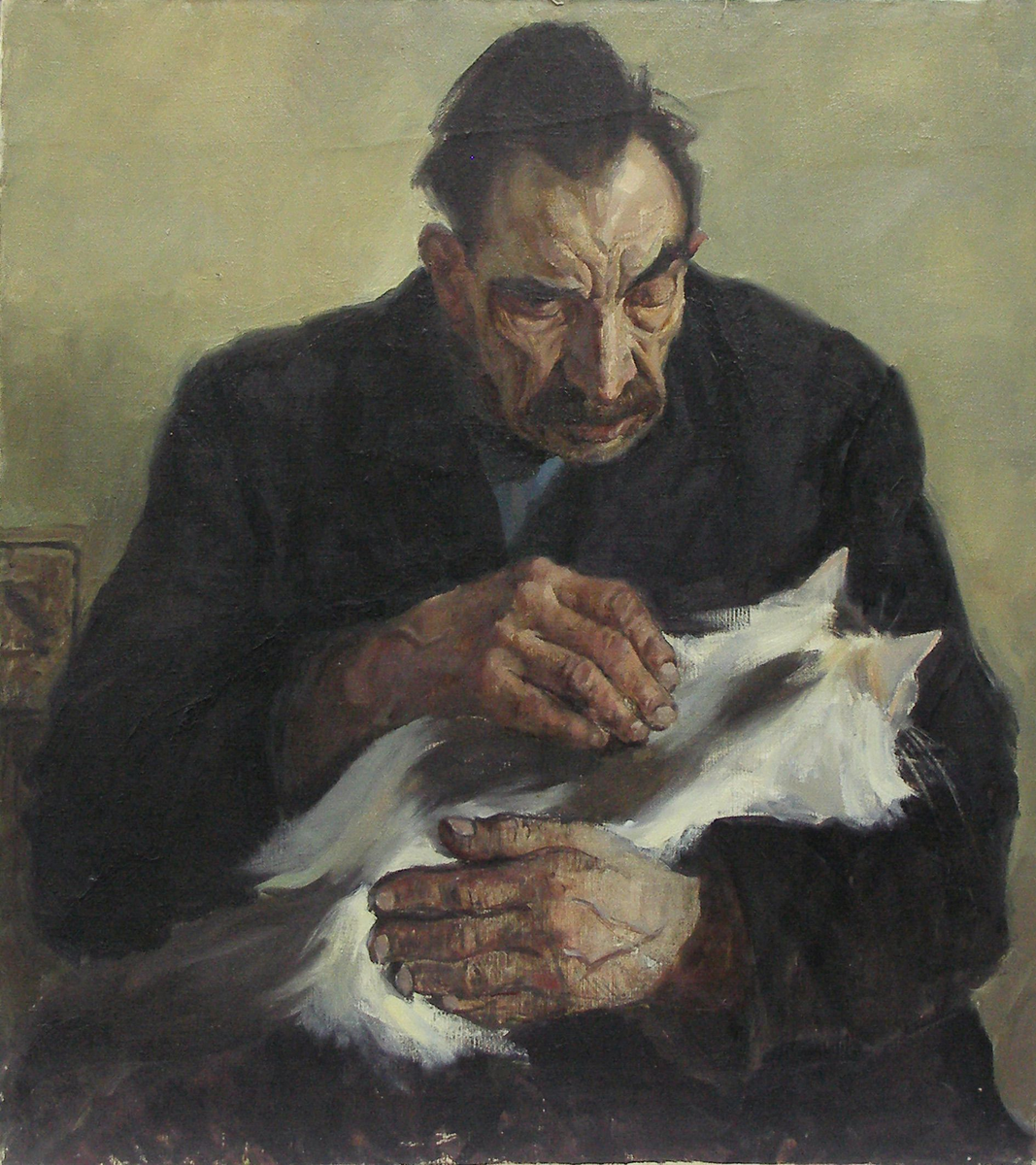 Д.Т.Тутунджан. Дядя Коля. Портрет Н.П.Корбакова. 1956.