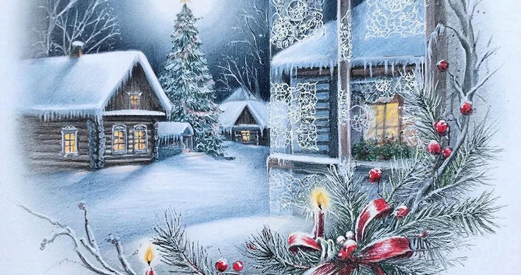 Звездная ночь Рождества!