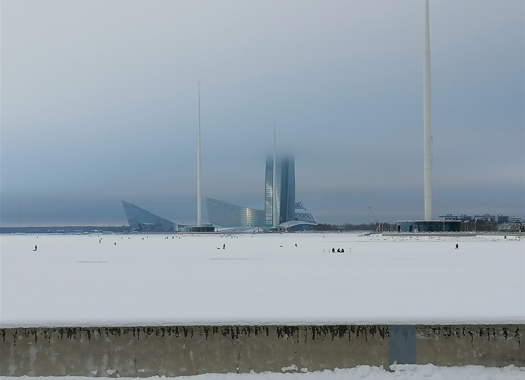 Красивейший вид на Лахта-центр