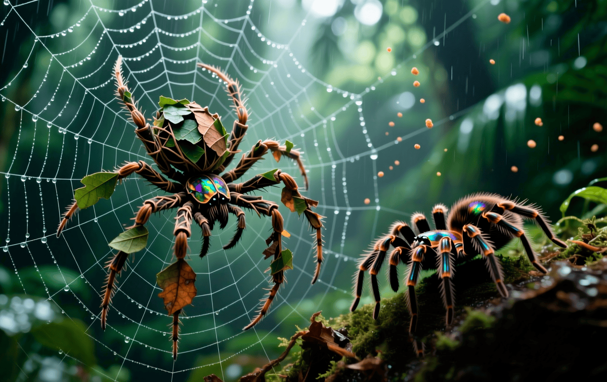    Моделирование самого себя, помогает некоторым паукам выживать.