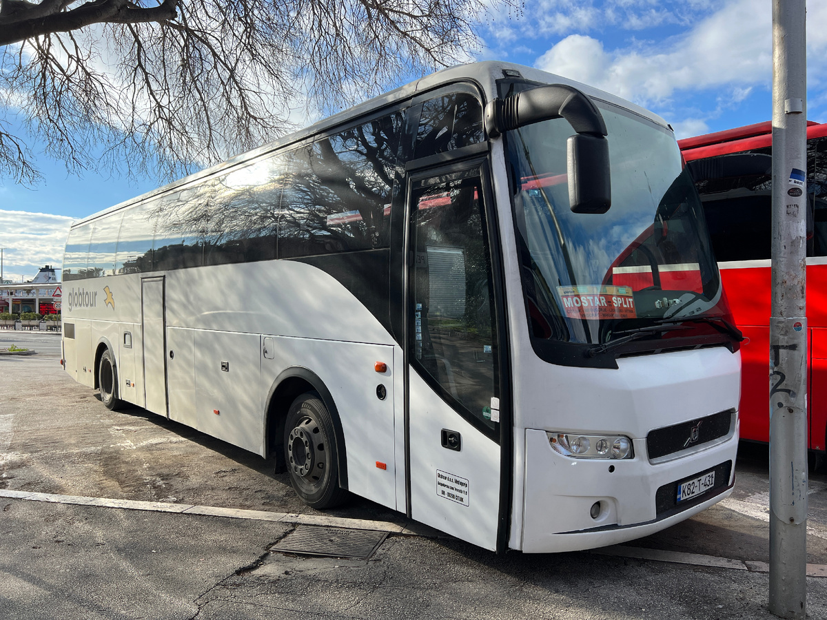 Автобус из Мостара в Сплит. Фото автора 