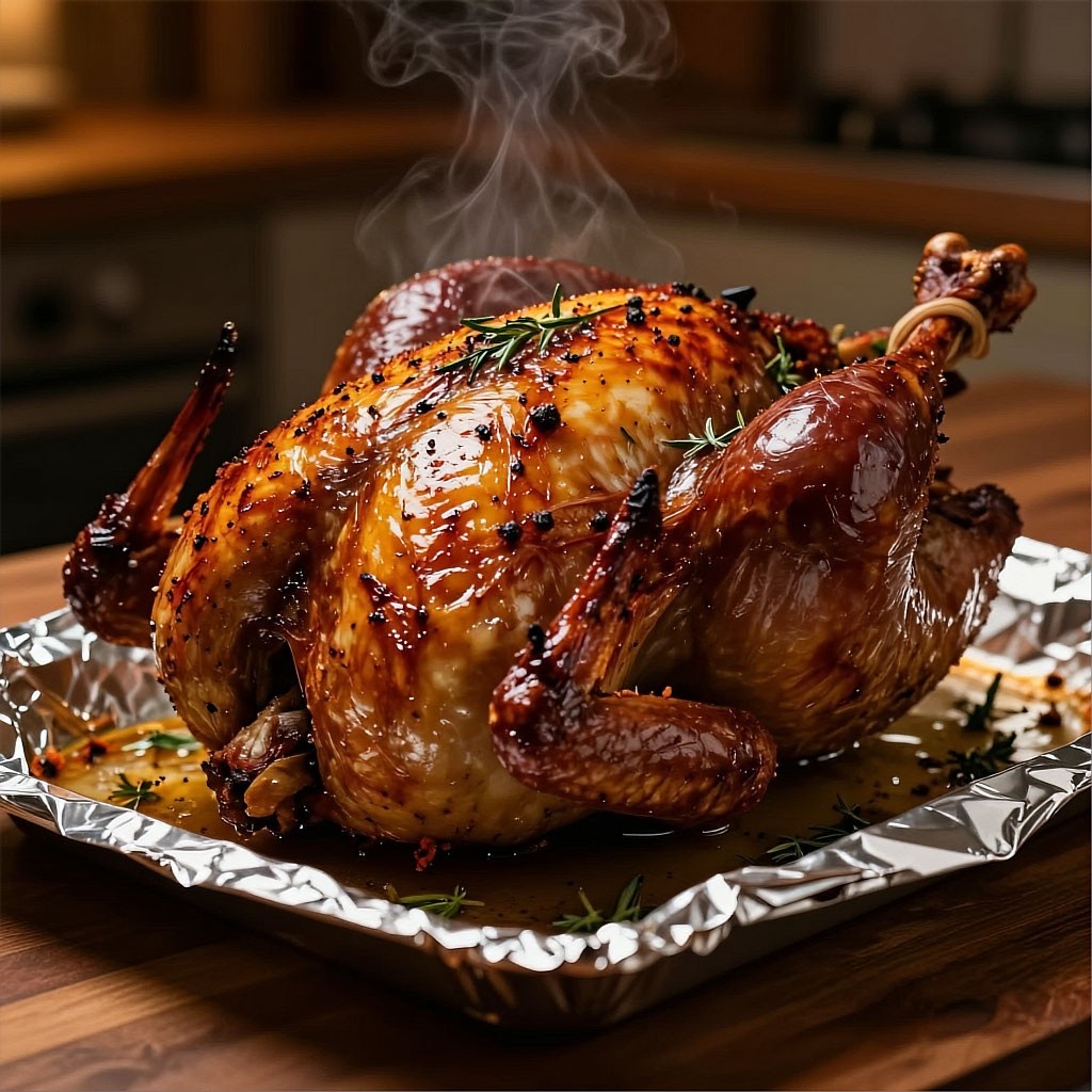 Индейка в фольге