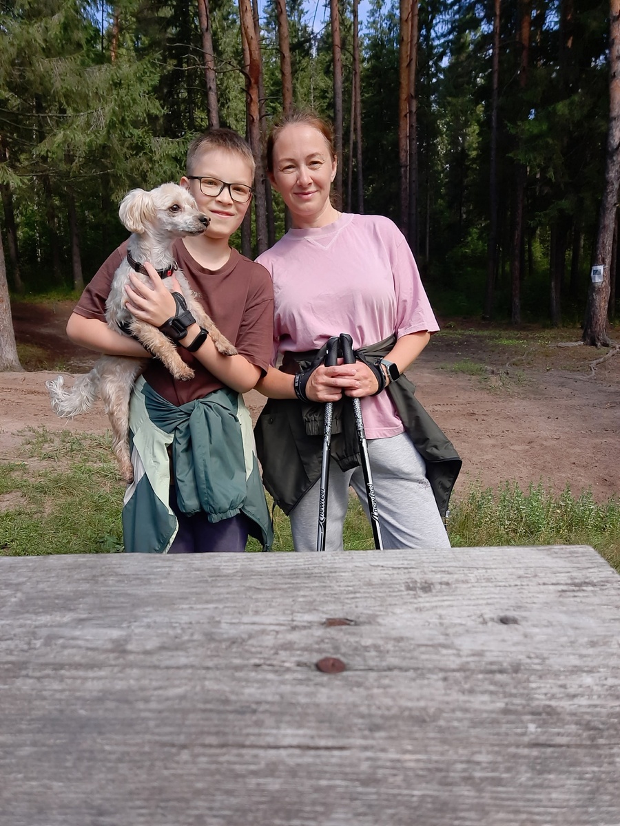 На одной из дистанционных тренировок летом