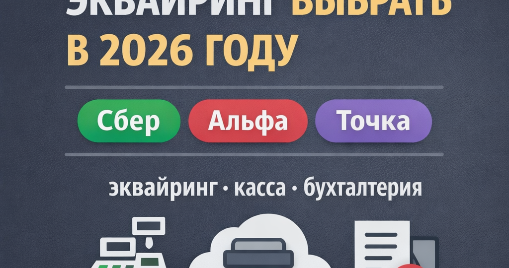 Какой интернет-эквайринг выбрать в 2026 году: Сбер, Альфа или Точка