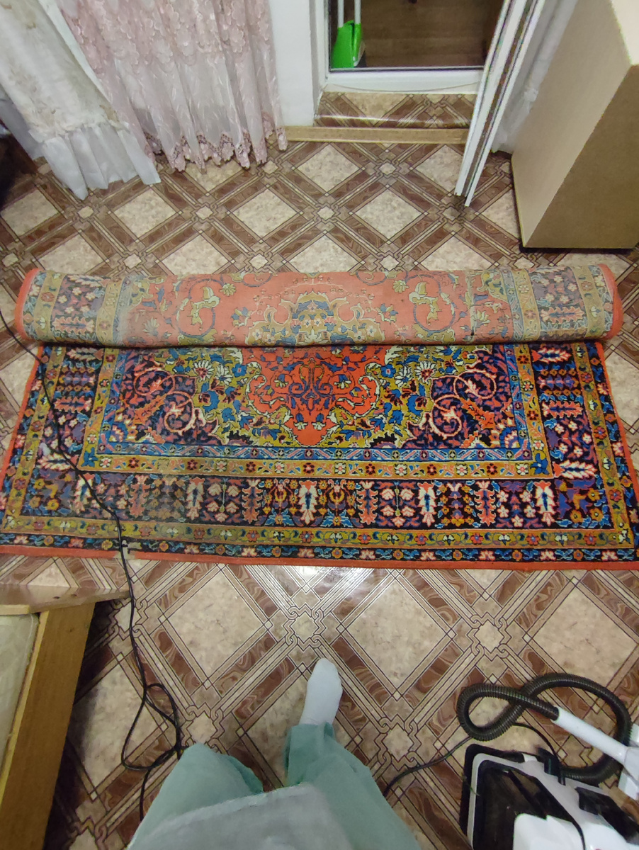 Здесь кусочек почистила