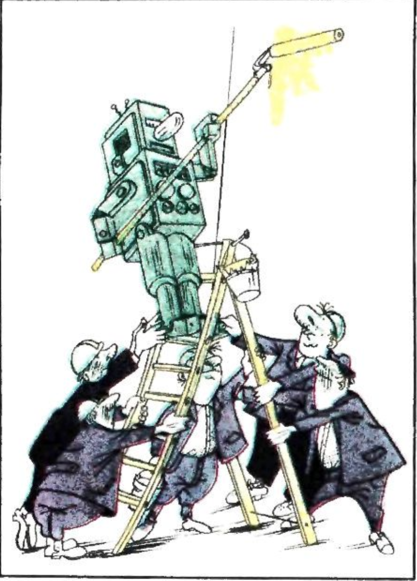 Художник А.Гармаз журнал "Крокодил" №02 1988 