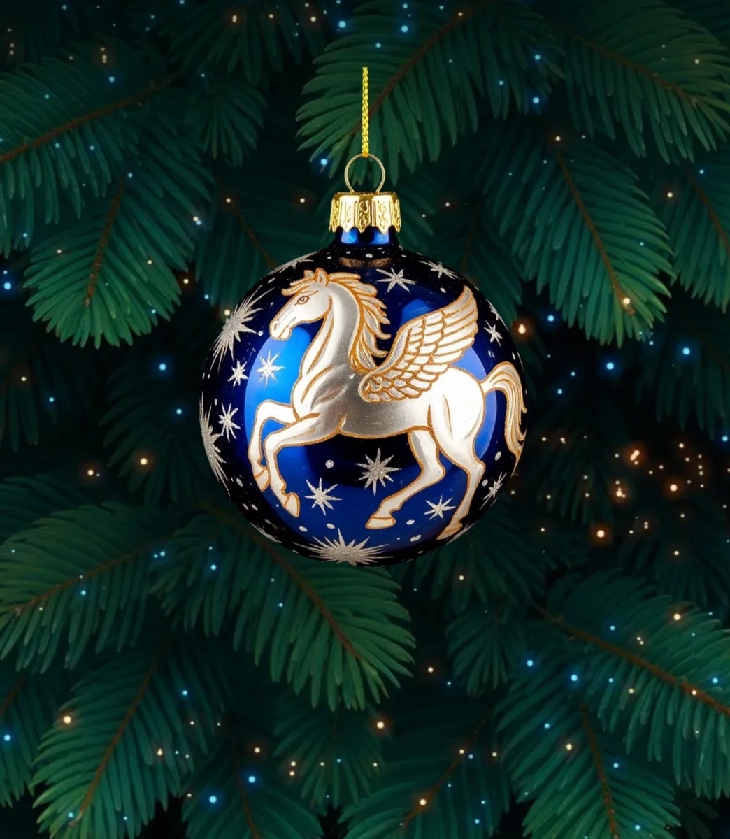 Новогоднее украшение на Яндекс Ёлку от автора и Алисы.