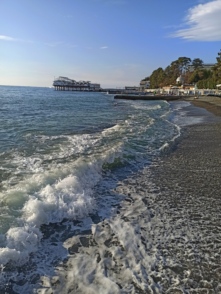 Сочи в январе 2023.