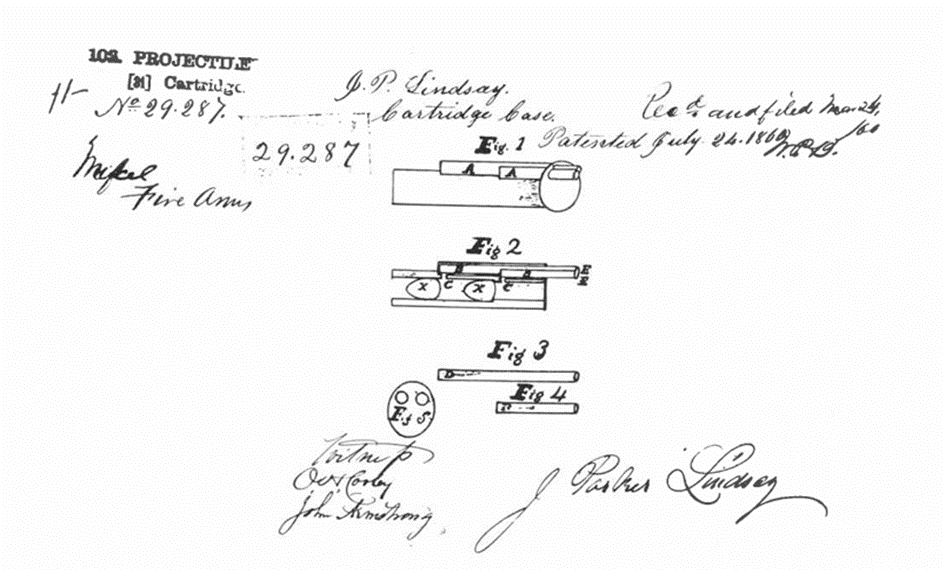 Патент Линдсея №29287