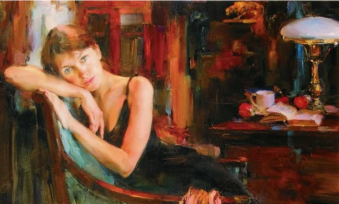 История из романа «Дачный сюжет» / Илл.: Художники Михаил и Инесса Гармаш (фрагмент картины)