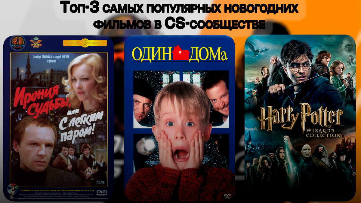     Топ-3 самых популярных новогодних фильмов в CS-сообществе