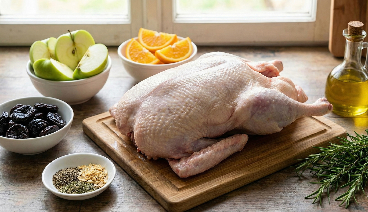 Подготовка гуся