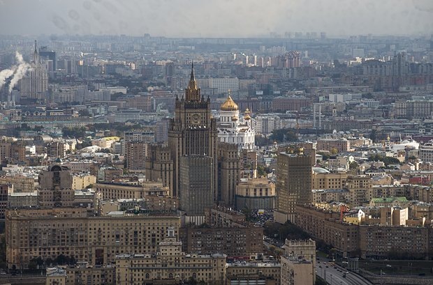    Здание Министерства иностранных дел России в Москве, Россия, 8 октября 2015 года. Фото: Alexander Zemlianichenko / AP