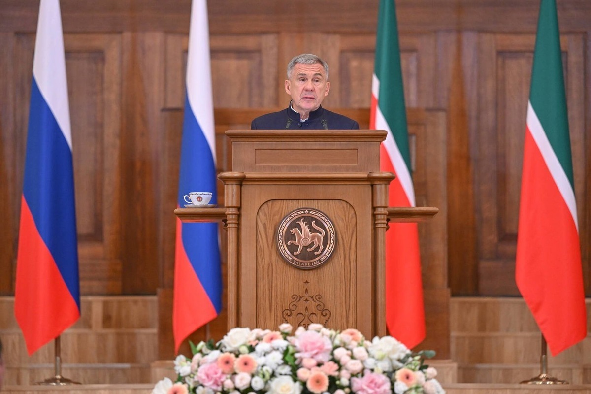    83,28% избирателей отдали голоса за сохранение существующего вектора развития Татарстана под руководством раиса республики Рустама Минниханова. взято с сайта tatarstan.ru