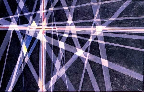 Художник Булычев Николай Николаевич "Сосредоточения", 1991 г
