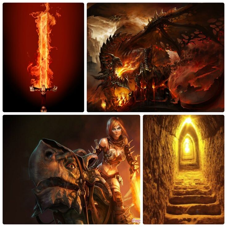 Символ 11 лунного дня - огненный меч, корона, хребет, лабиринт Минотавра.