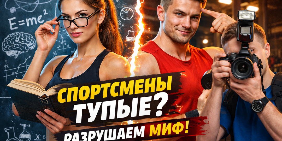 Спортсмены тупые? Опровергаю заблуждение