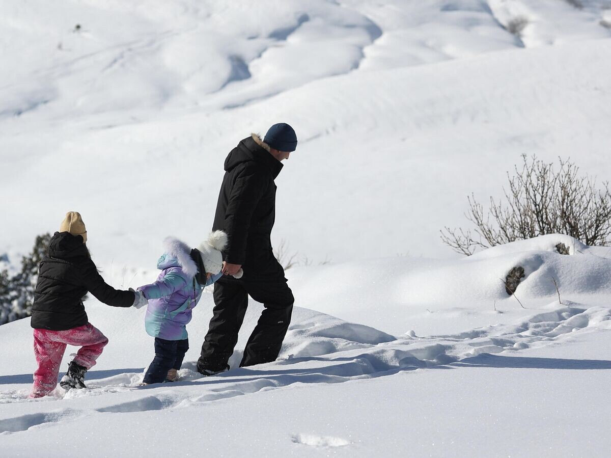    Отдыхающие на плато Лаго-Наки в Адыгее | © РИА Новости / Виталий Тимкив