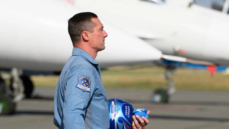     Прилет «Русских витязей» в Барнаул. 28 августа 2025. Дмитрий Лямзин