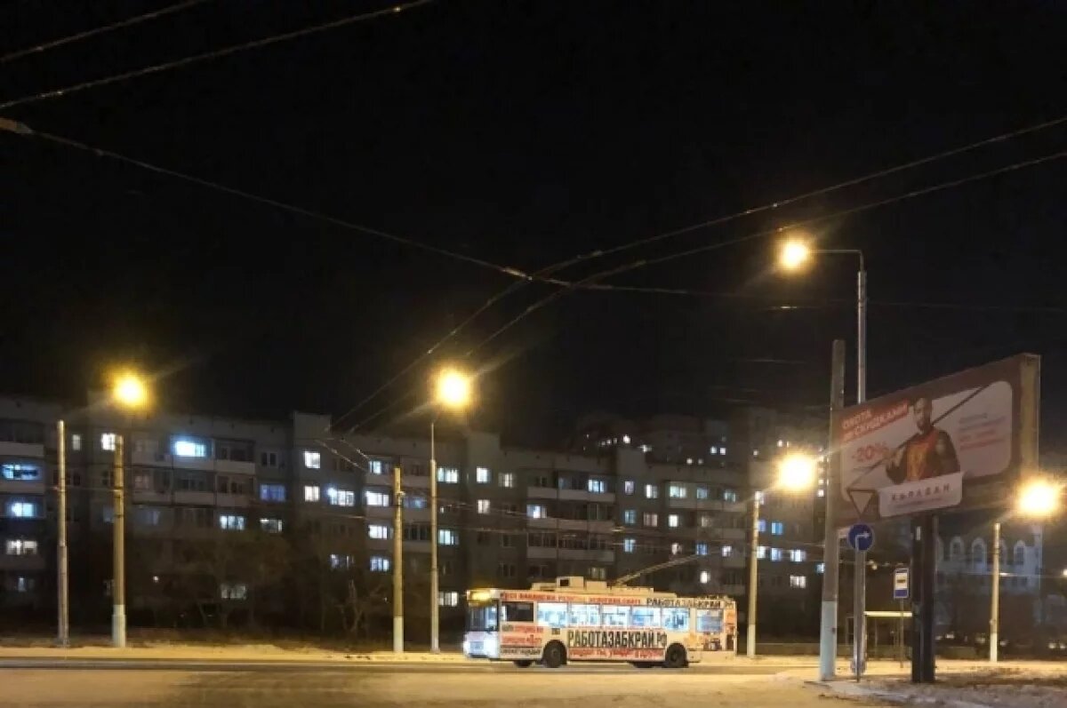    Читинцы смогут уехать домой на троллейбусе в новогоднюю ночь