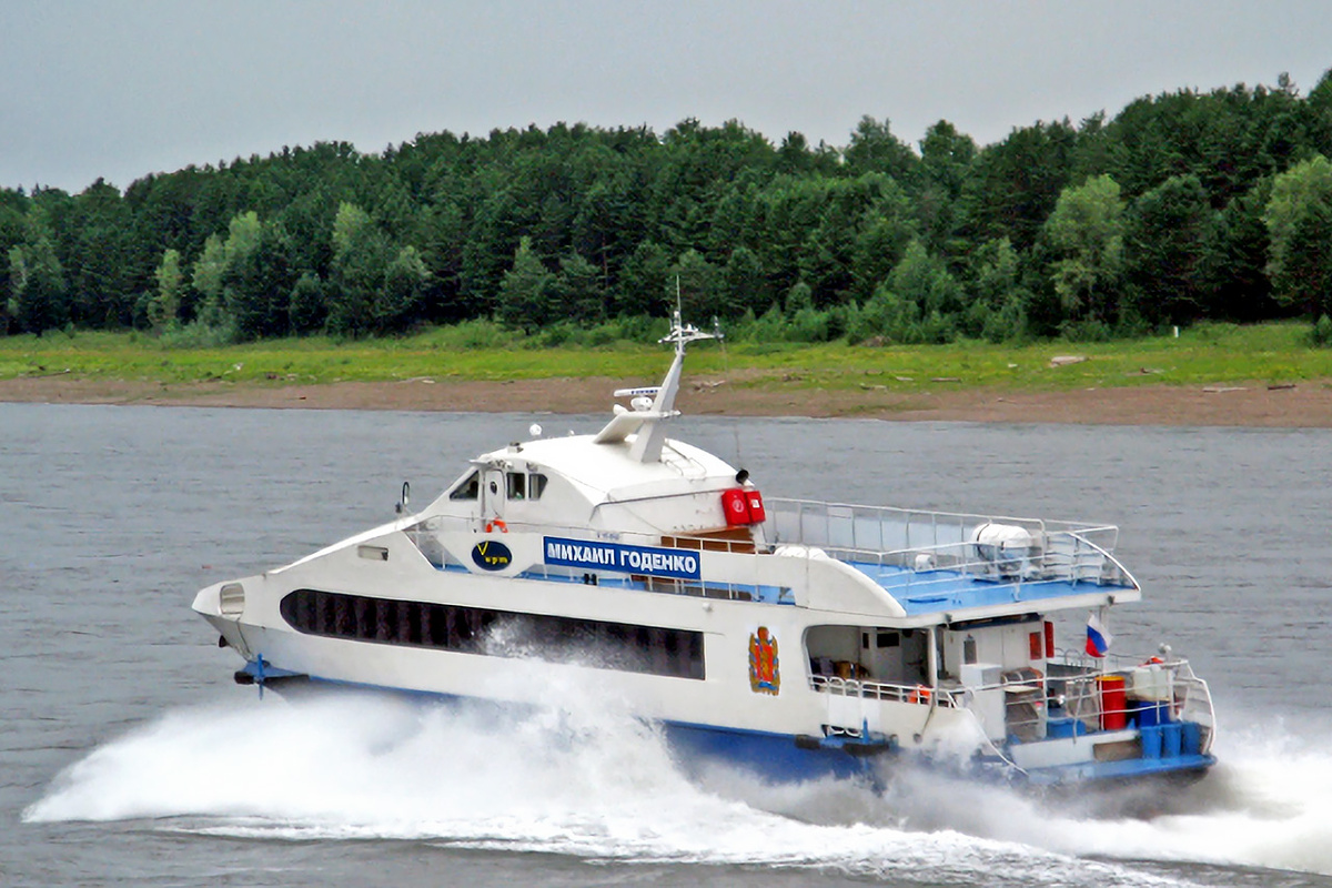     «Михаил Годенко» был построен в Татарстане для Енисея почти 20 лет назад