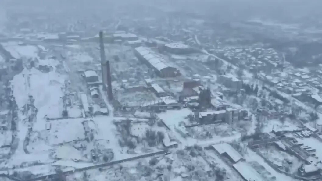    Кадр из Купянска, видео Минобороны