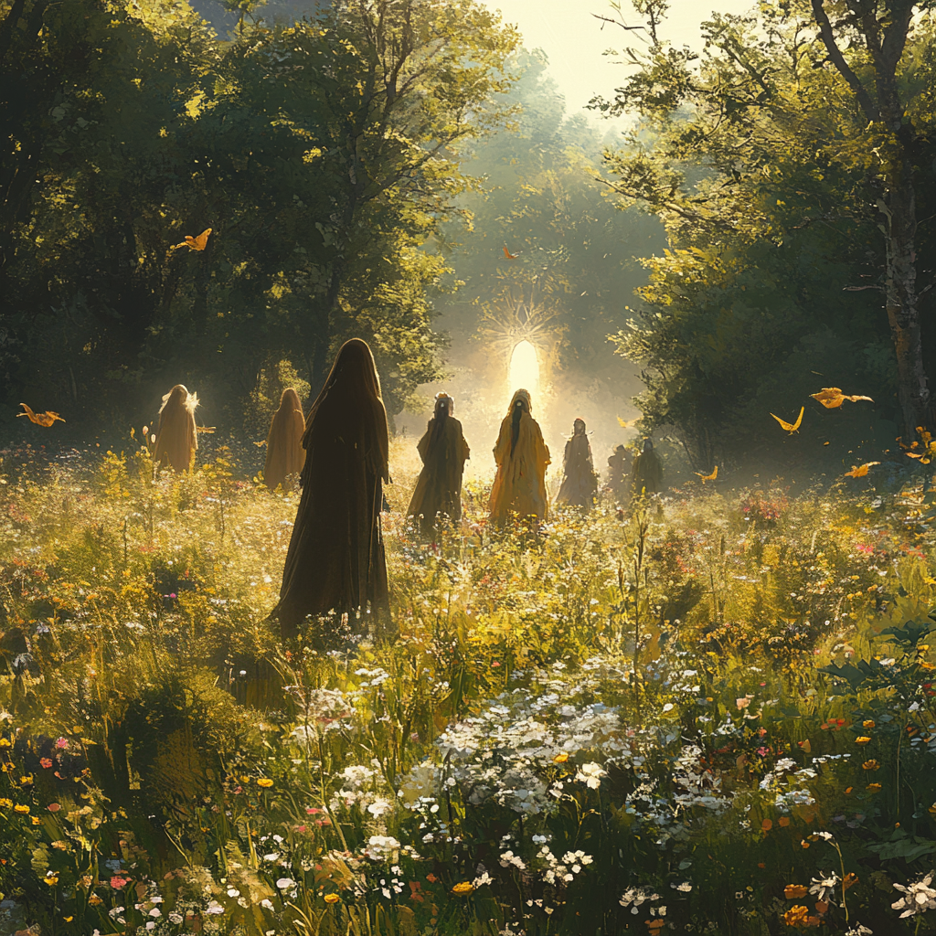 По дороге в царство мертвых (нейросеть)