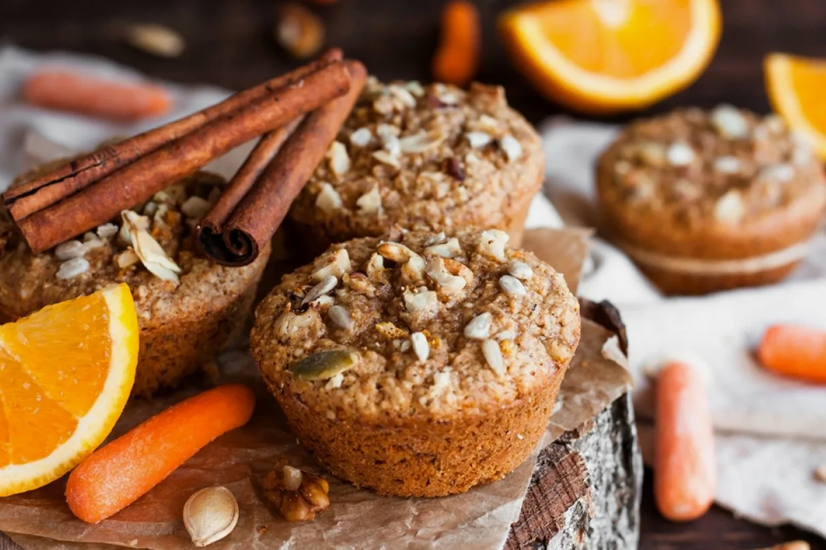 Морковные маффины