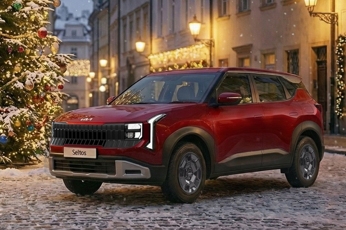 Оптика «Звездная карта» в базовой версии Kia Seltos нового поколения