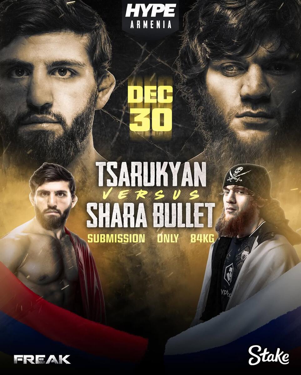     Постер схватки Царукян – Шара Буллет