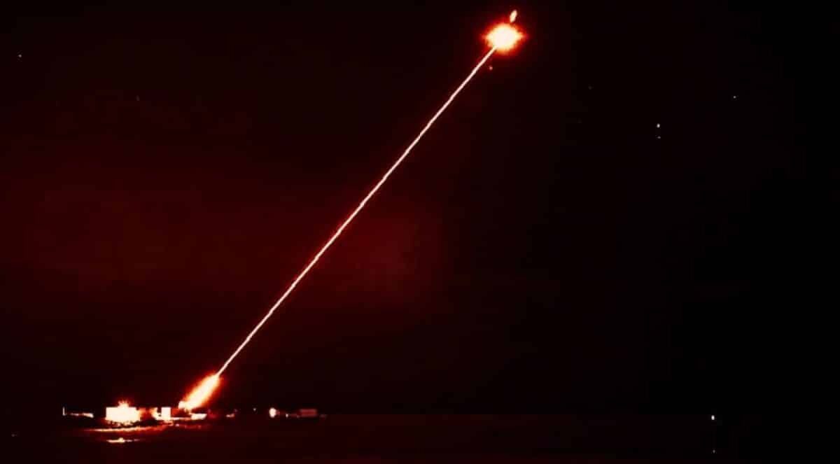    Испытания лазера DragonFire / © UK MOD