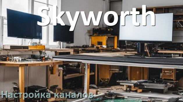 
Как на телевизоре Skyworth настроить цифровые каналы через антенну и приставку