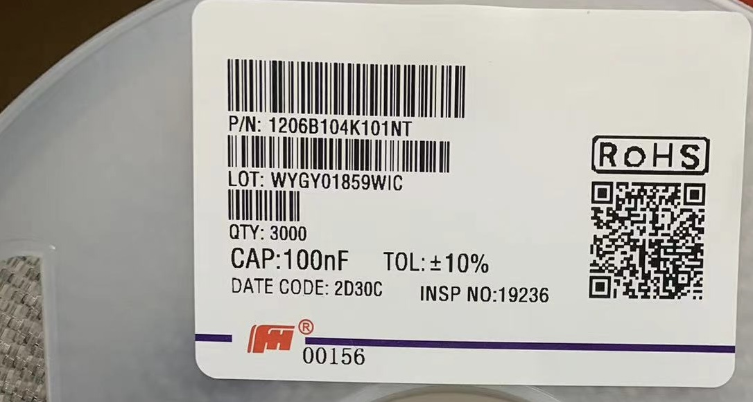 FH Series 1206B104K101NT.