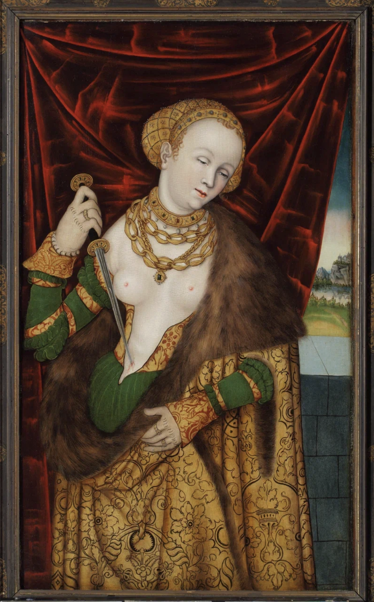     Монограммист I.W., мастерская Кранаха. «Лукреция», 1520-е