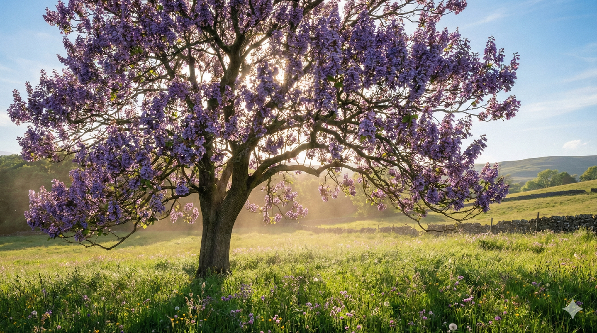                                                                  Дерево павловния. 