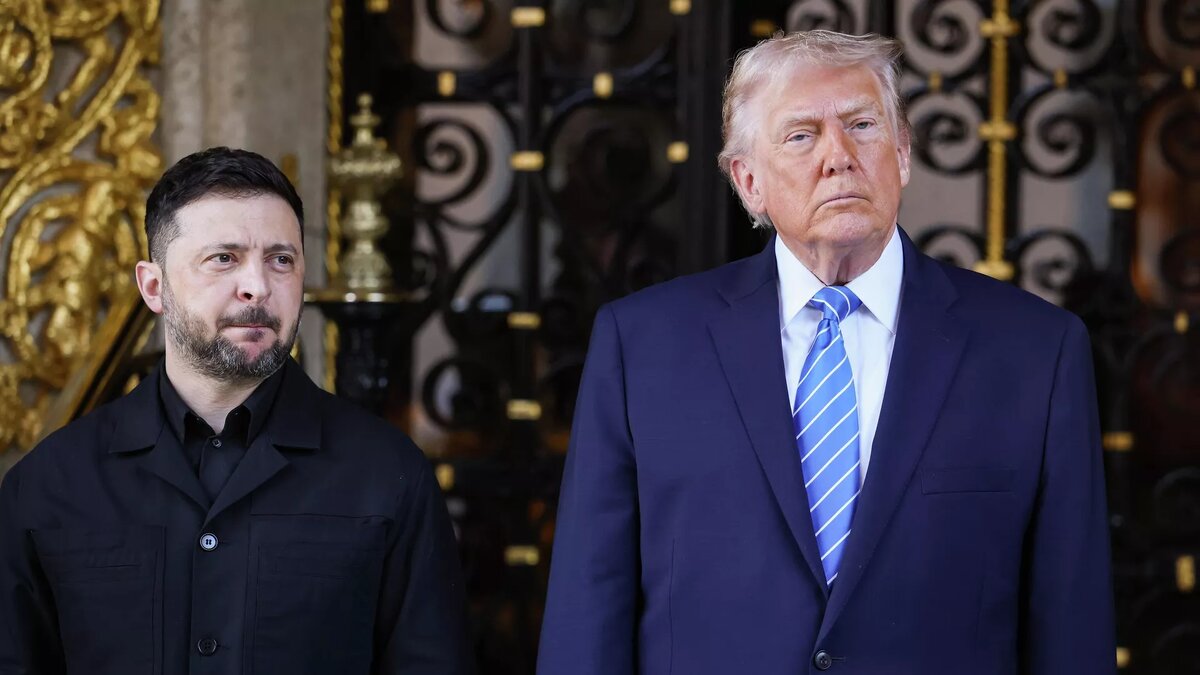 Встреча Зеленского и Трампа во Флориде / © Getty Images / Joe Raedle