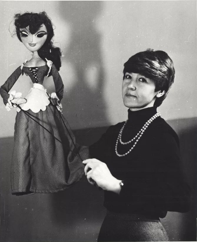 Людмила Крупницкая, артистка Новосибирского театра кукол, заслуженная артистка РСФСР. 1983 г. Белаш И.И. Фонд Новосибирского государственного краеведческого музея