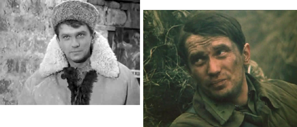 Виктор Корешков в фильмах «Здесь твой фронт» и «Репортаж с линии огня» 