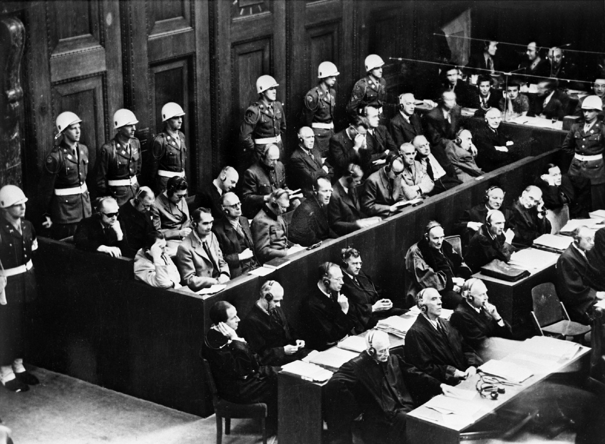 Нюрнбергский процесс. 20 ноября 1945 года - 1 октября 1946 года. На скамье подсудимых бывшие руководители гитлеровской Германии © Sputnik
