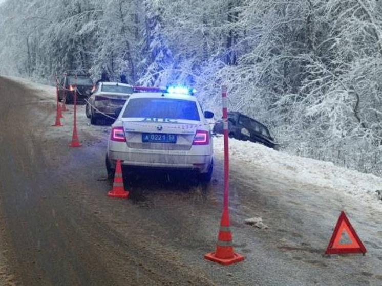     В Чудовском округе при столкновении автомобилей «Хендай Туссан» и «Хендай Солярис» пострадали два человека. фото: пресс-служба Управления Госавтоинспекции УМВД РФ по Новгородской области
