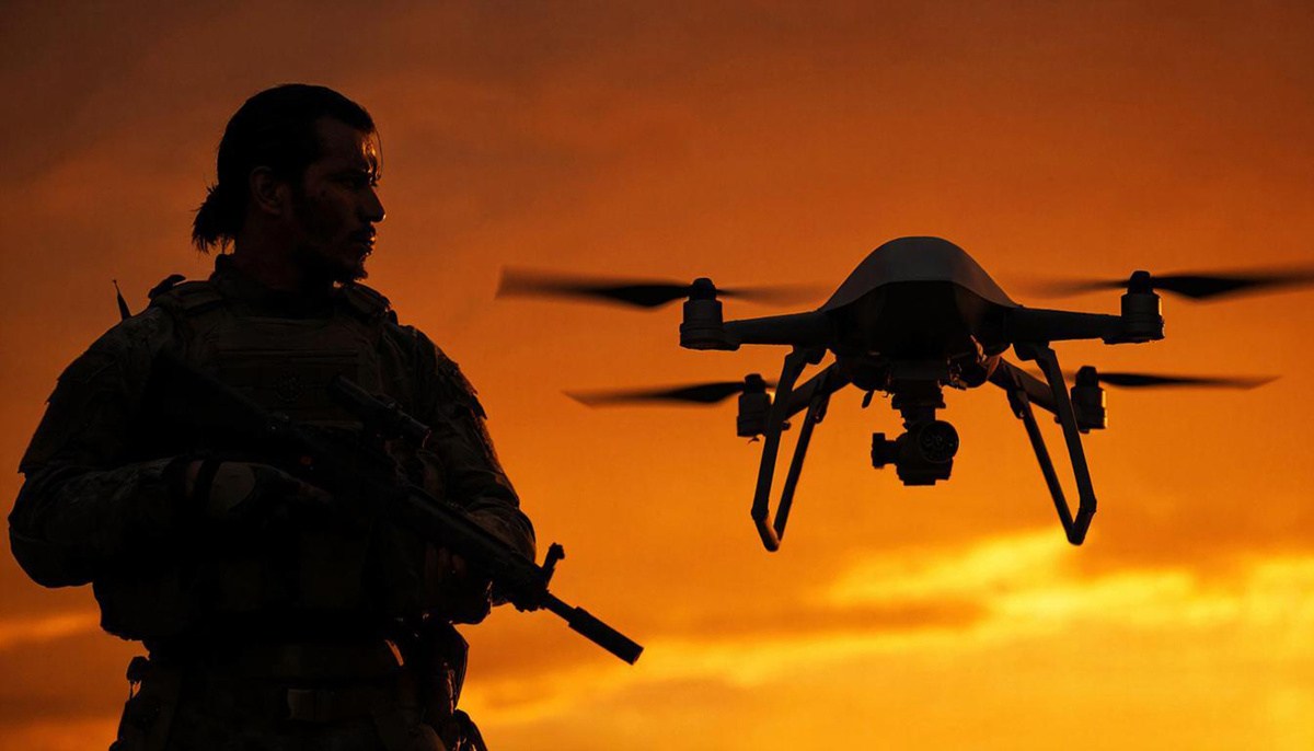 Минобороны сообщило об уничтожении 89 БПЛА за одну ночь.  Фото: Изображение сгенерировано с помощью ИИ / Светлана Возмилова