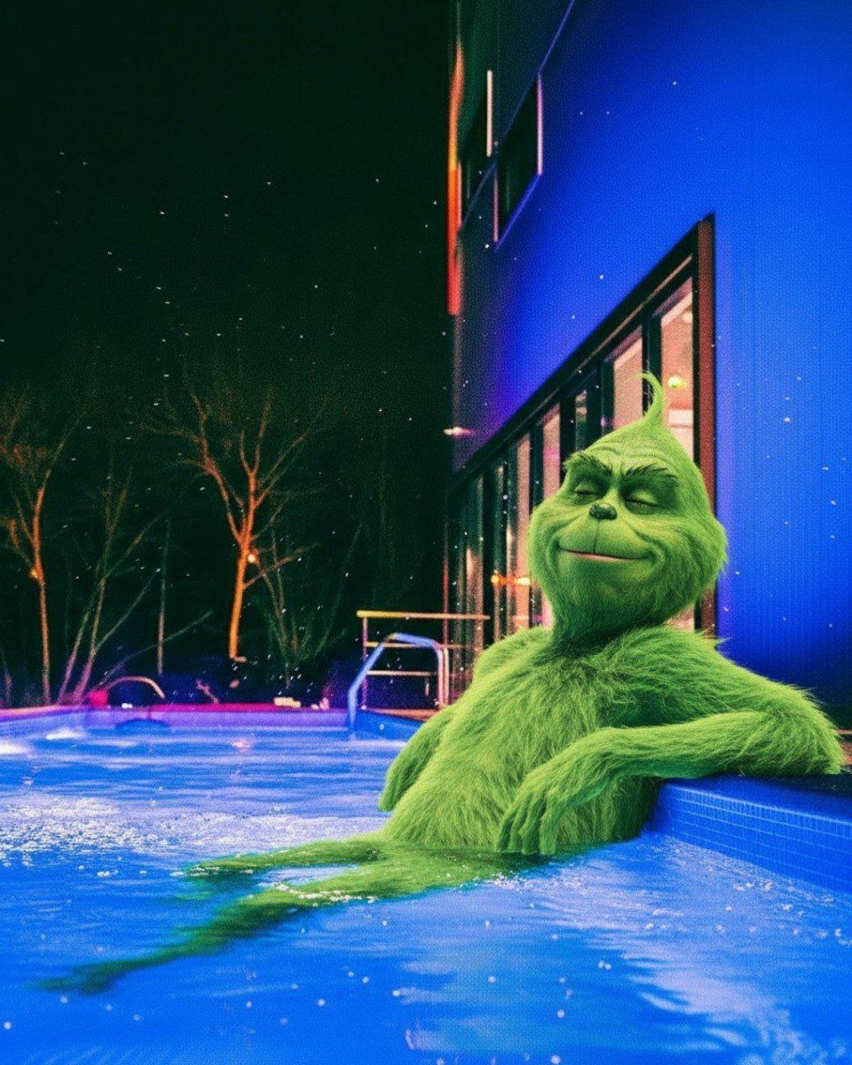 🪂 Даже Гринч не устоял 🌊