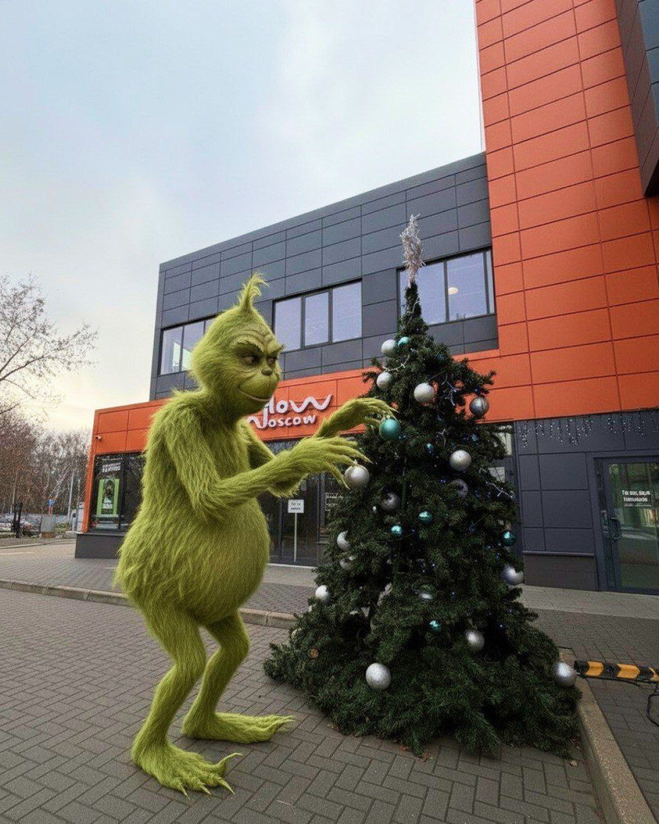 🪂 Даже Гринч не устоял 🌊